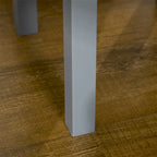Table d'appoint à 2 niveaux avec tiroir, table de chevet étroite avec étagère inférieure