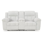 Causeuse double inclinable avec console - 80 larg. x 40 prof. x 42 haut.