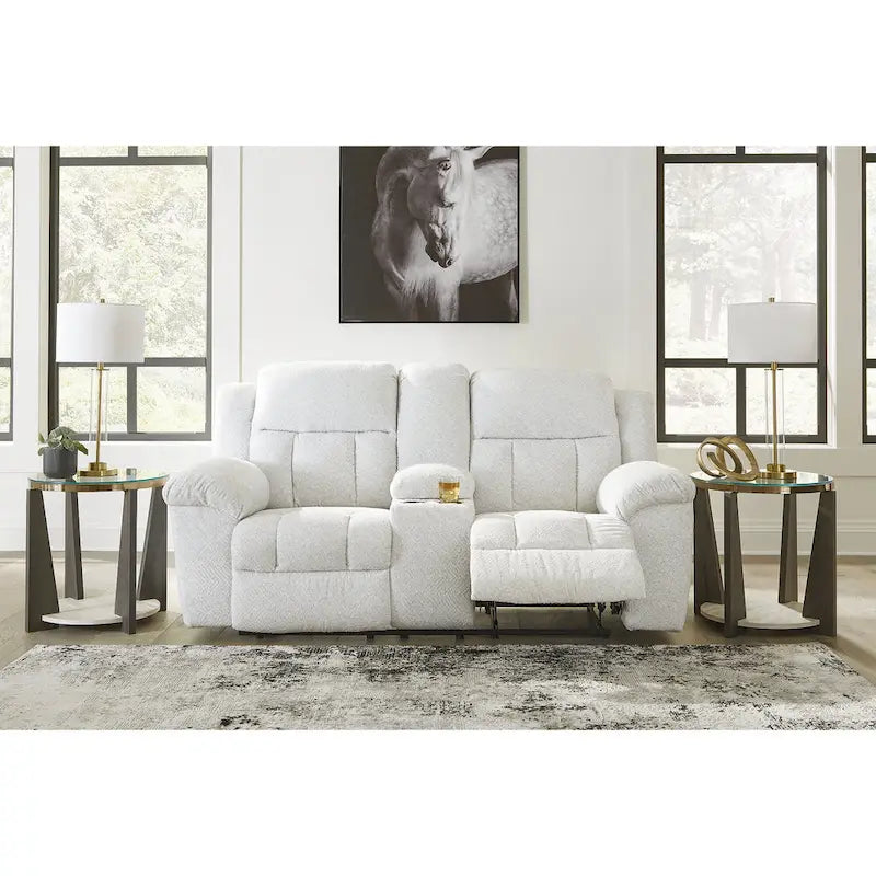 Double Reclining Loveseat with Console - 80W x 40D x 42H