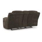 Causeuse double inclinable avec console - 80 larg. x 40 prof. x 42 haut.