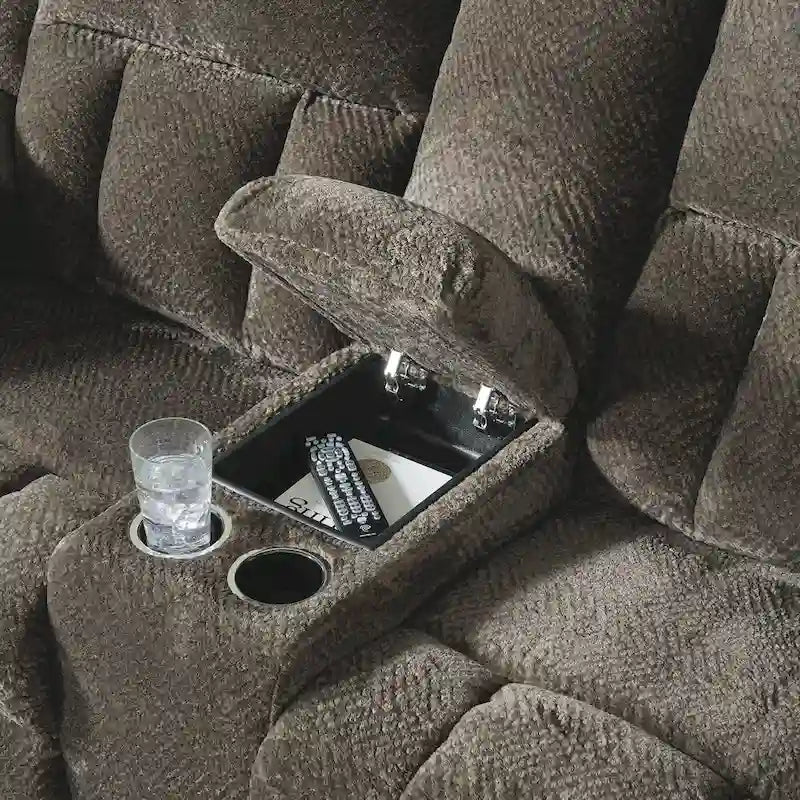 Double Reclining Loveseat with Console - 80W x 40D x 42H
