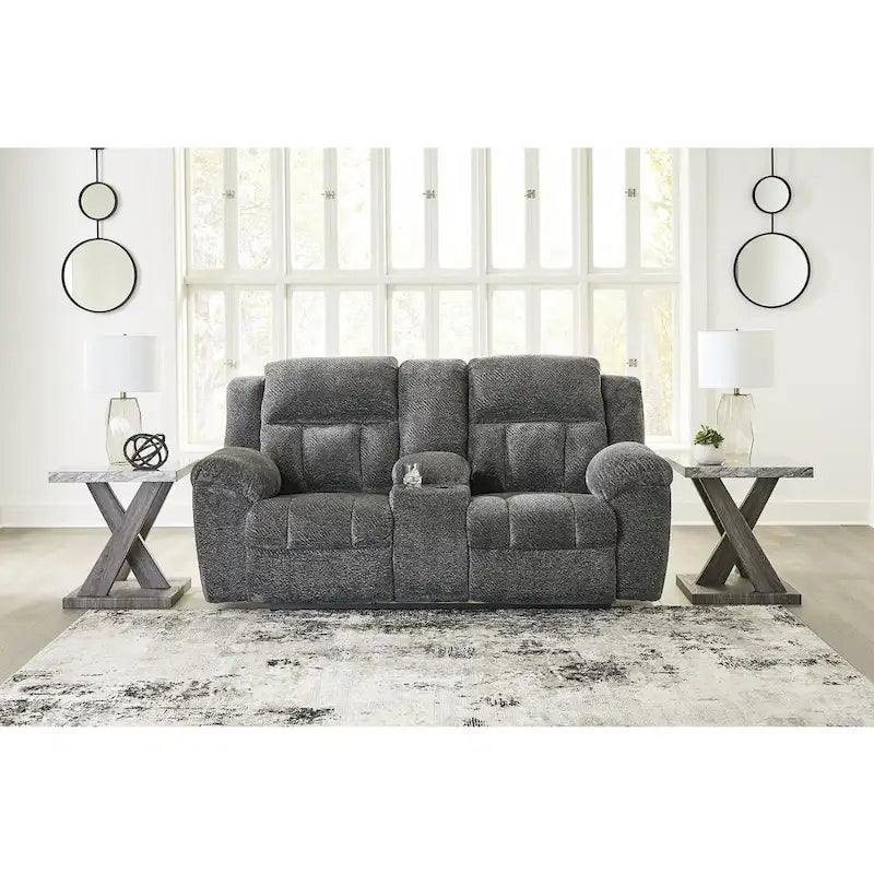 Double Reclining Loveseat with Console - 80W x 40D x 42H