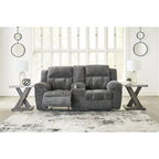 Causeuse double inclinable avec console - 80 larg. x 40 prof. x 42 haut.