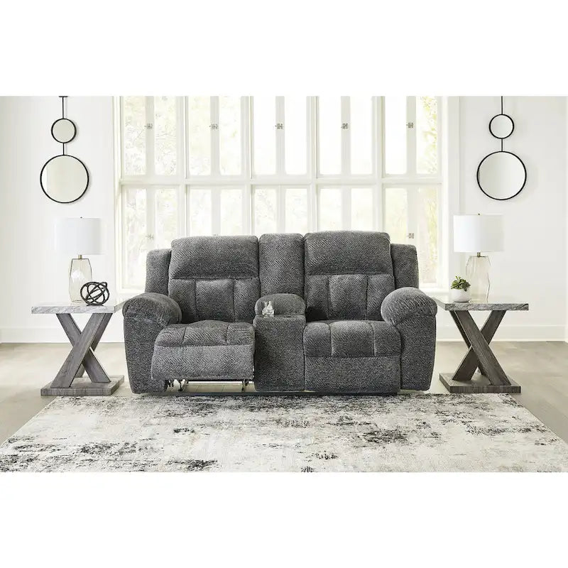 Double Reclining Loveseat with Console - 80W x 40D x 42H