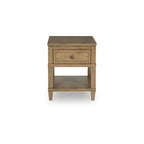 Table de bout marron - 20 L x 26 P x 24 H