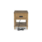 Table de bout marron - 20 L x 26 P x 24 H
