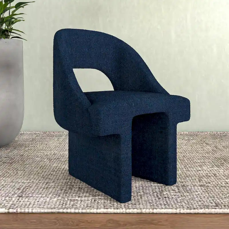Boucle Set of 2 Modern Elegant Upholstered Accent Chair with MDF Wood Frame for Home Office Living Room & Bedroom