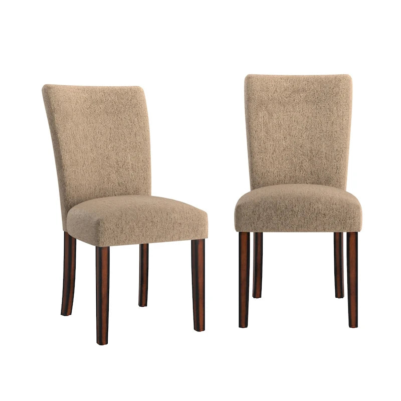 Upholstered Parsons Dining Chairs (Set of 2)