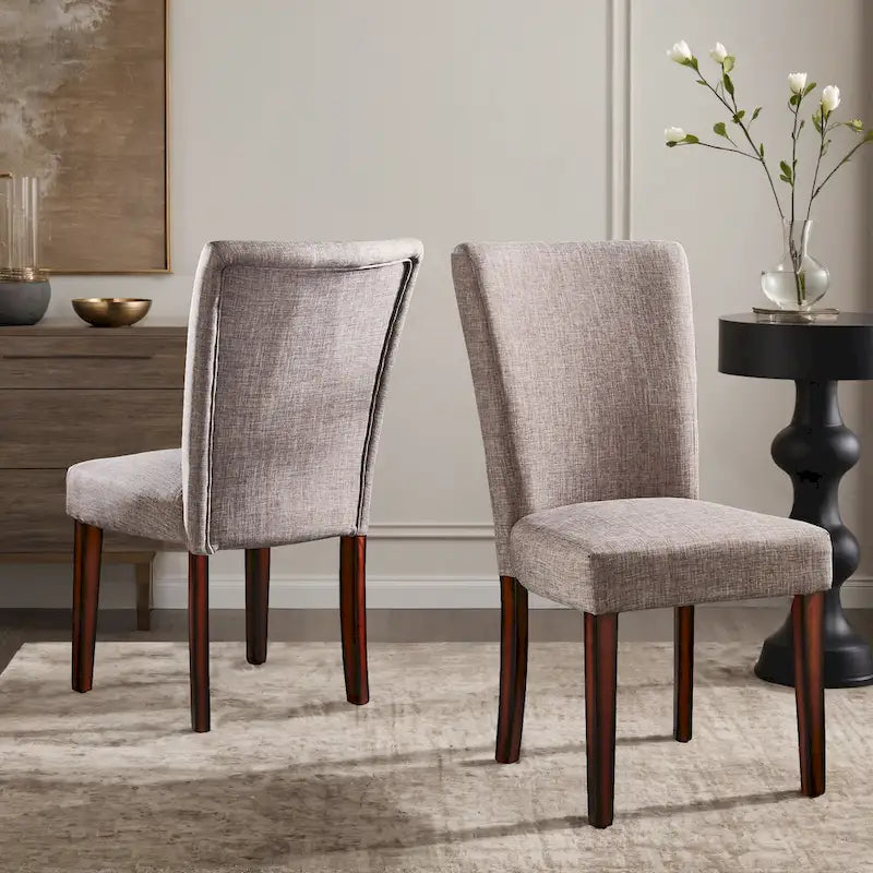 Upholstered Parsons Dining Chairs (Set of 2)