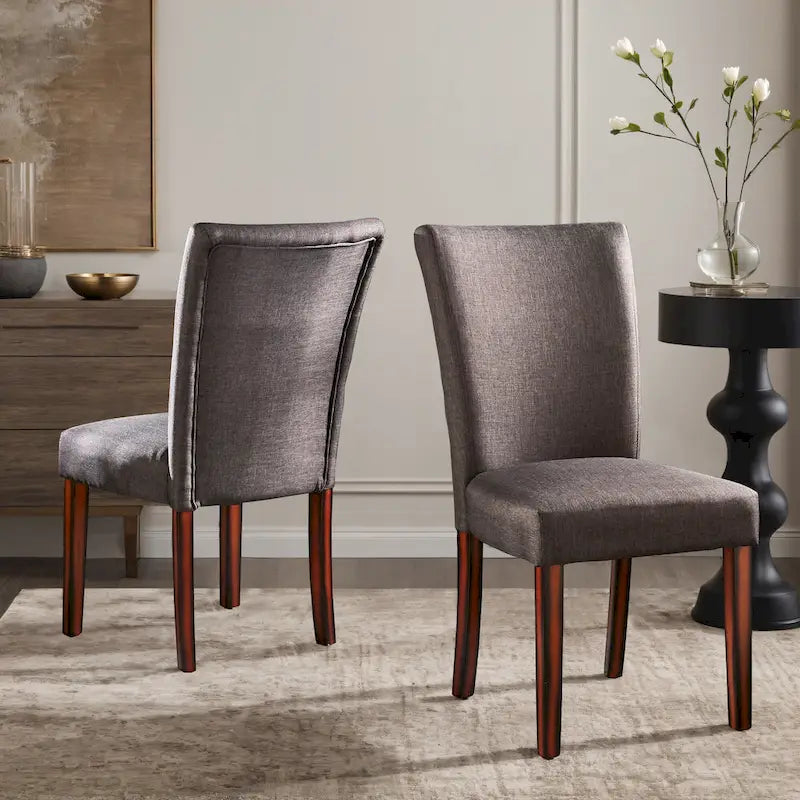 Upholstered Parsons Dining Chairs (Set of 2)