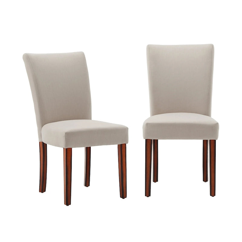 Upholstered Parsons Dining Chairs (Set of 2)
