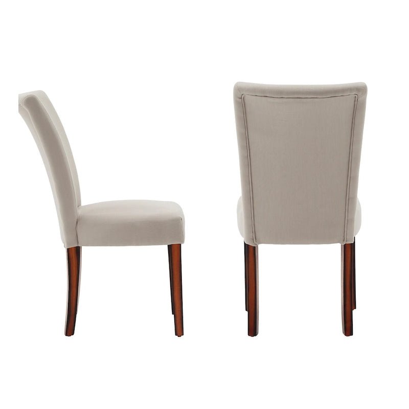 Upholstered Parsons Dining Chairs (Set of 2)