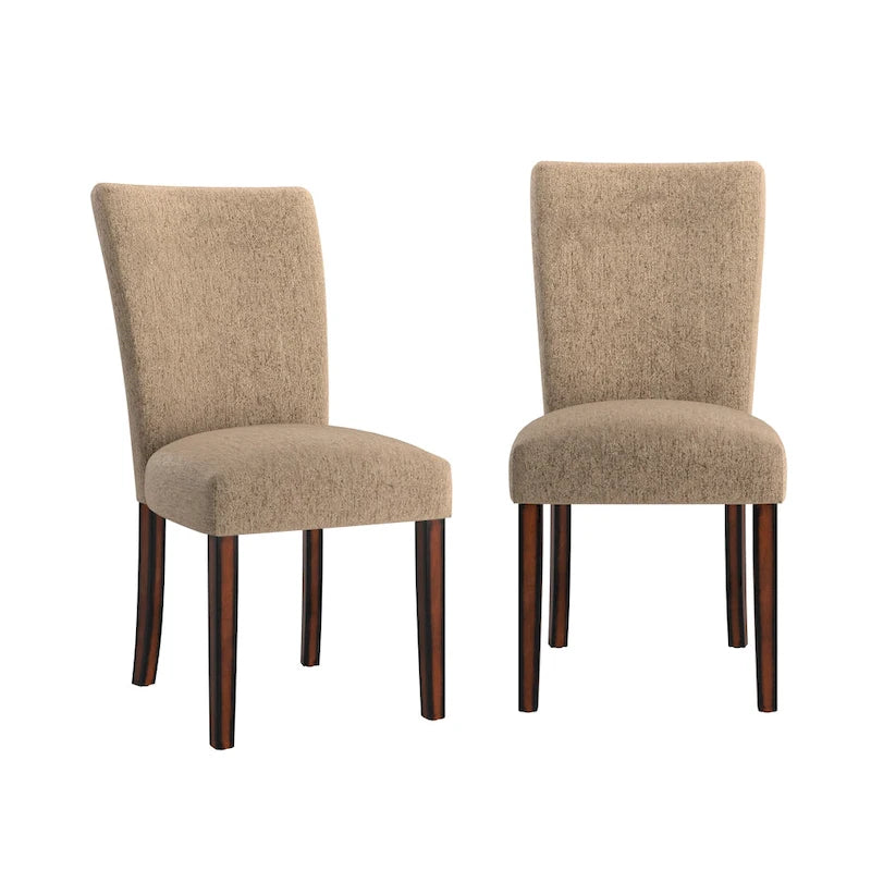 Upholstered Parsons Dining Chairs (Set of 2)