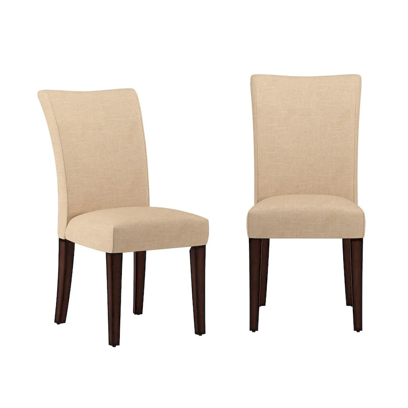 Upholstered Parsons Dining Chairs (Set of 2)
