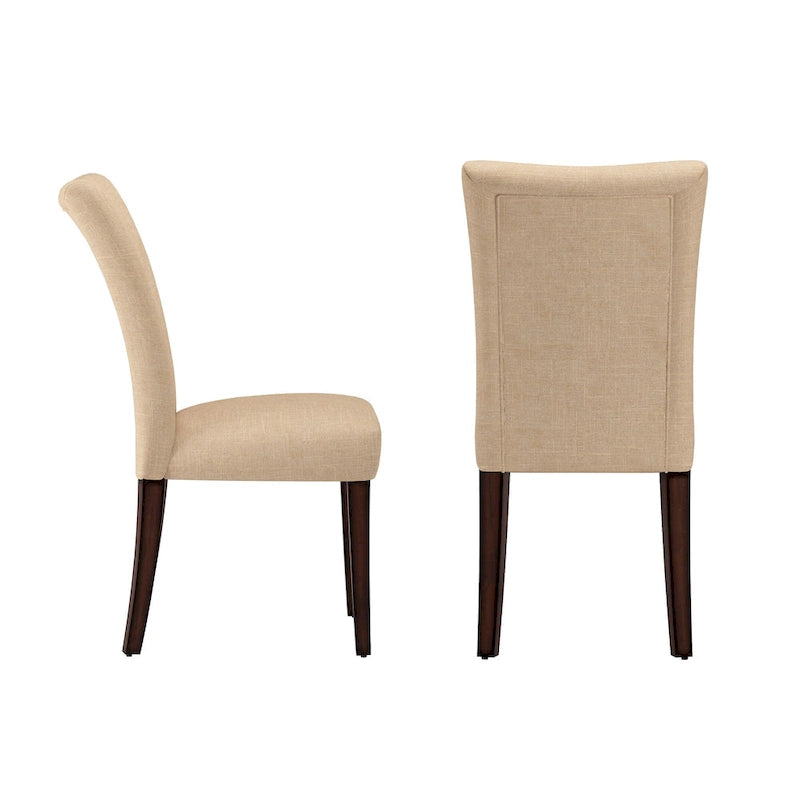 Upholstered Parsons Dining Chairs (Set of 2)