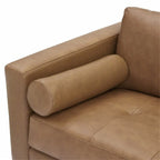 Canapé en cuir véritable du milieu du siècle, canapé de luxe pour salon, bureau à domicile, chambre à coucher
