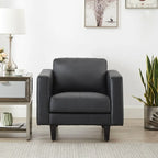 Canapé en cuir véritable du milieu du siècle, canapé de luxe pour salon, bureau à domicile, chambre à coucher