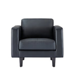 Canapé en cuir véritable du milieu du siècle, canapé de luxe pour salon, bureau à domicile, chambre à coucher
