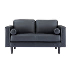 Canapé en cuir véritable du milieu du siècle, canapé de luxe pour salon, bureau à domicile, chambre à coucher