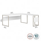 Bureau d'angle 72W x 30D par