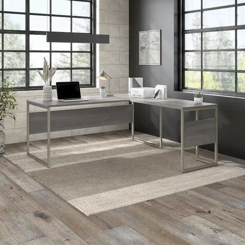 72W x 30D L Shaped Table Desk by