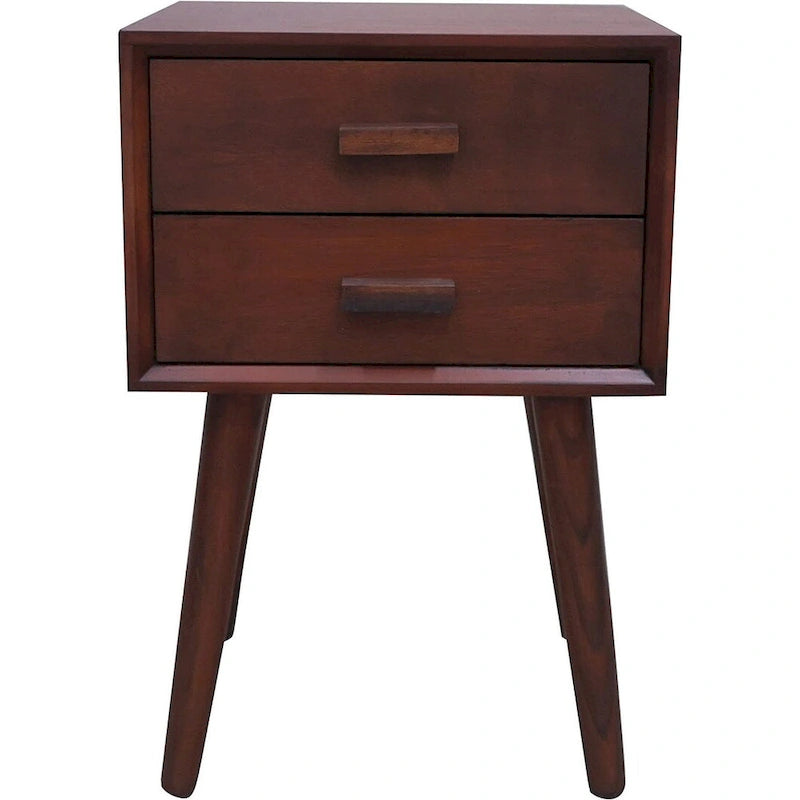 Two Drawer Side Table