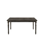 Table de salle à manger gris patiné