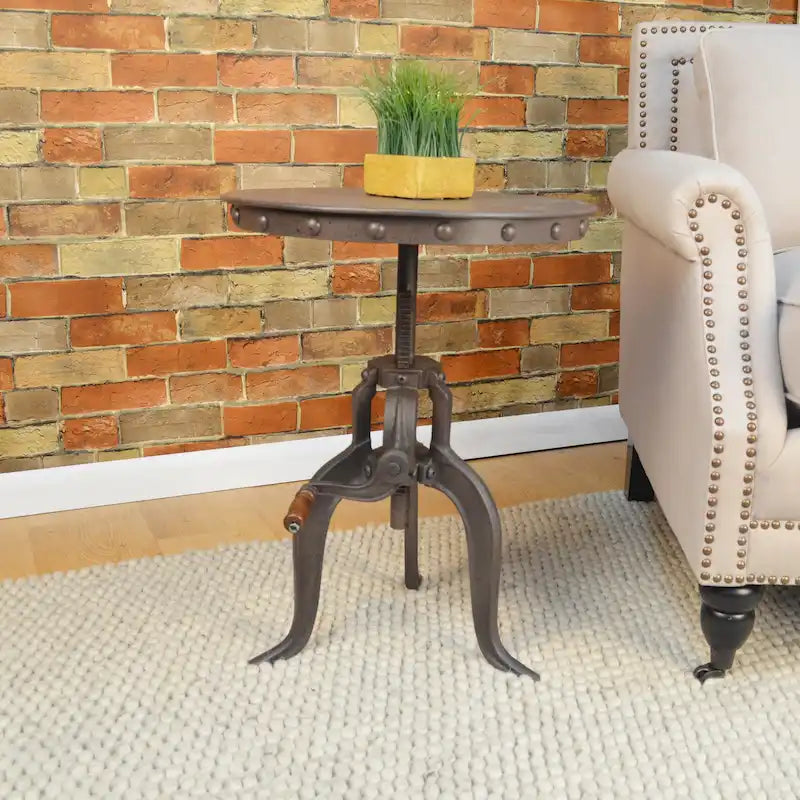 Adjustable Accent Table - Industrial