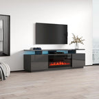 Meuble TV moderne Eva avec cheminée électrique