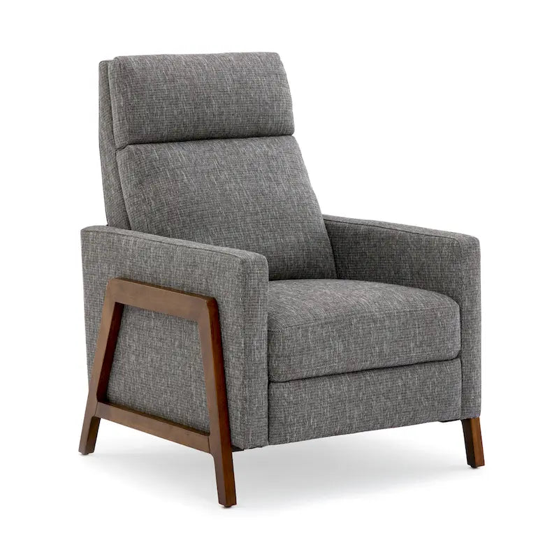 Push Back Recliner in Performance Fabric by