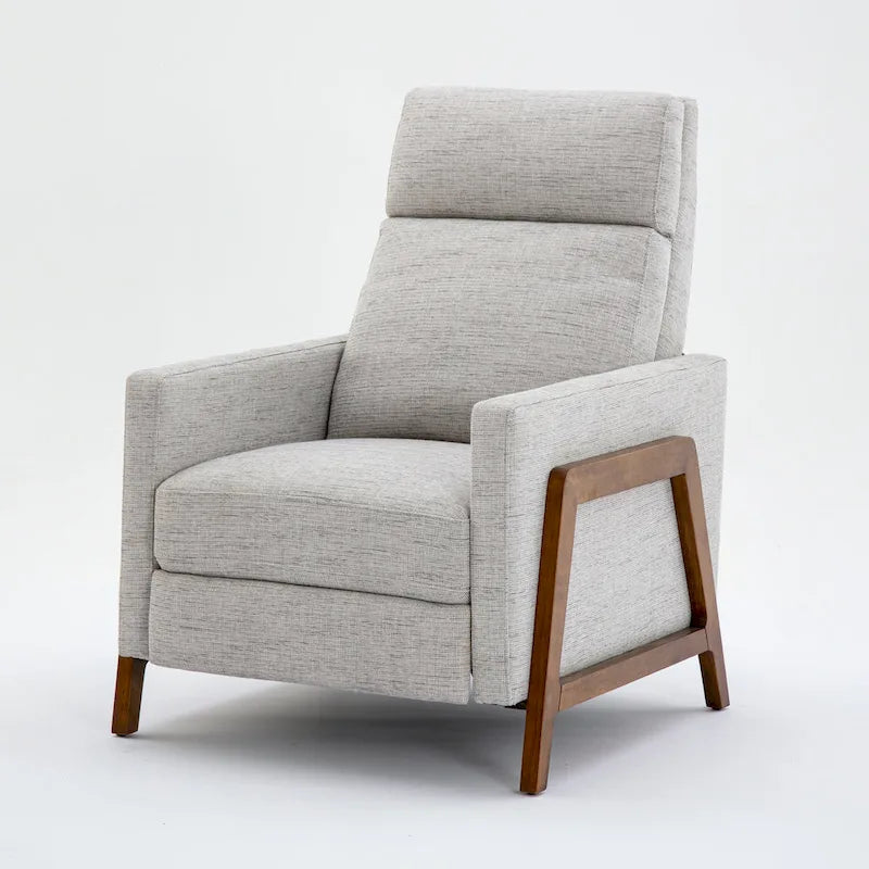 Push Back Recliner in Performance Fabric by