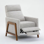 Fauteuil inclinable à dossier basculant en tissu haute performance par