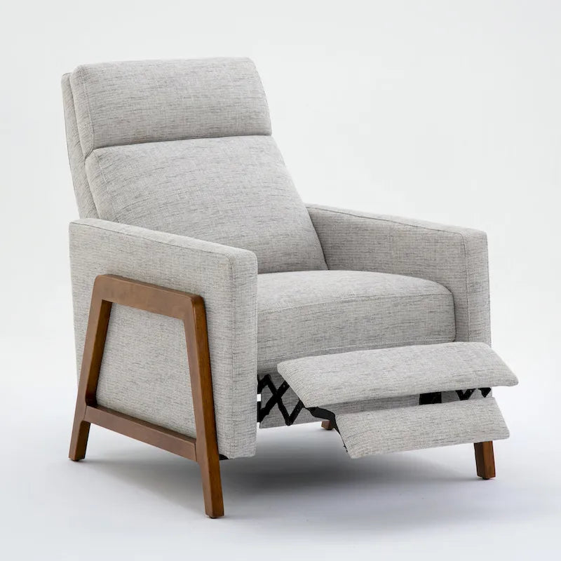 Push Back Recliner in Performance Fabric by