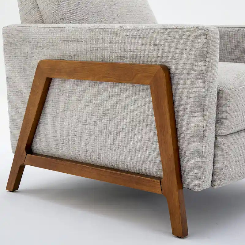 Push Back Recliner in Performance Fabric by