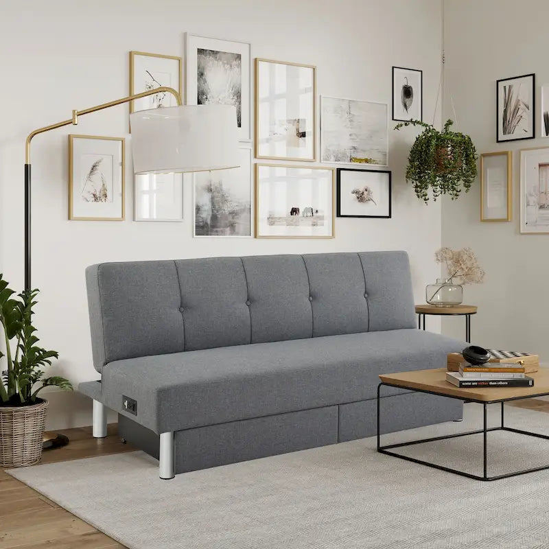 Serta Wilton Dream Convertible Sleeper Sofa with by iLounge