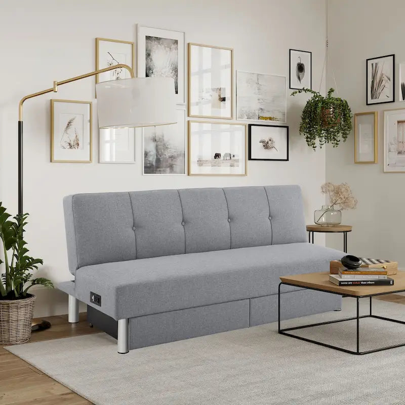 Convertible Sleeper Sofa with by