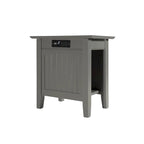 Table d'appoint avec chargeur intégré
