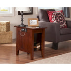 Table d'appoint avec chargeur intégré