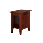 Table d'appoint avec chargeur intégré