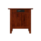 Table d'appoint avec chargeur intégré