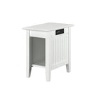Table d'appoint avec chargeur intégré