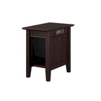 Table d'appoint avec chargeur intégré