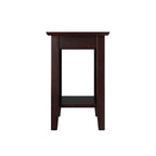 Table d'appoint avec chargeur intégré