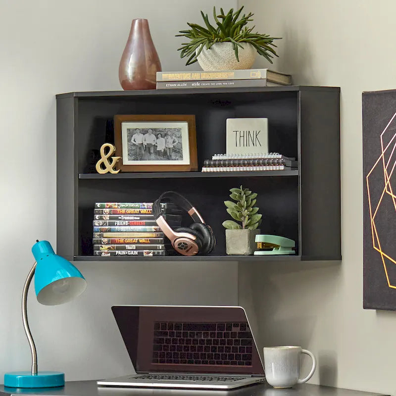 Corner Desk and Hutch Set