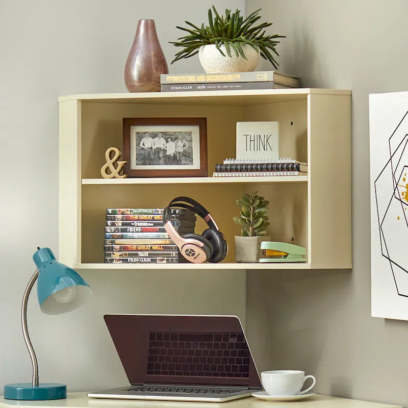 Corner Desk and Hutch Set