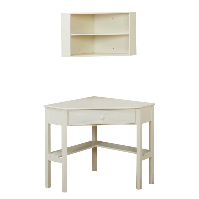 Corner Desk and Hutch Set