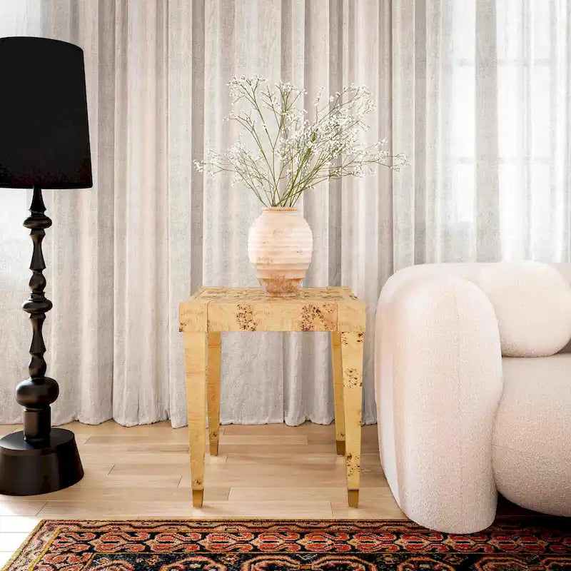 Burl End Table