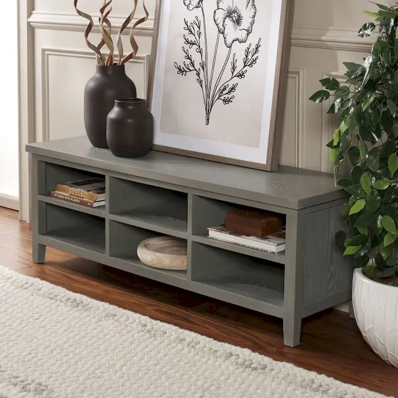 White Bookshelf - 51.2 x 15.8 x 17.7 - 51Wx16Dx18H