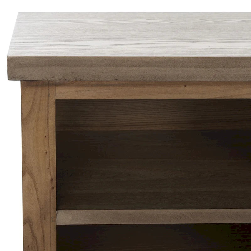 White Bookshelf - 51.2 x 15.8 x 17.7 - 51Wx16Dx18H