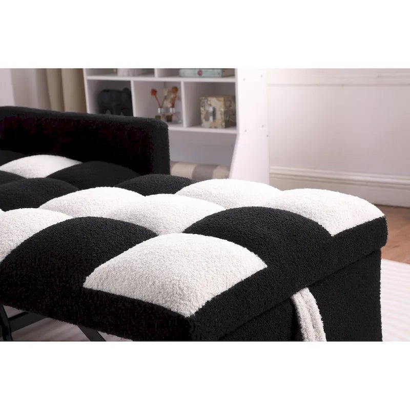 Convertible Sleeper Sofa Chair Bed with Pillow